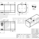 Kuro bakas Scania 700L 670x700x1665 - 1517309, 1871192